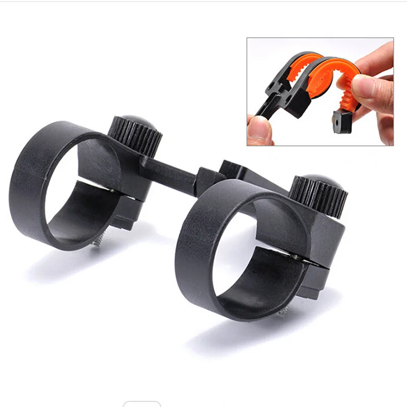 Светодиодный вспышка Светильник Зажим для факела зажим Крепление MTB велосипеда