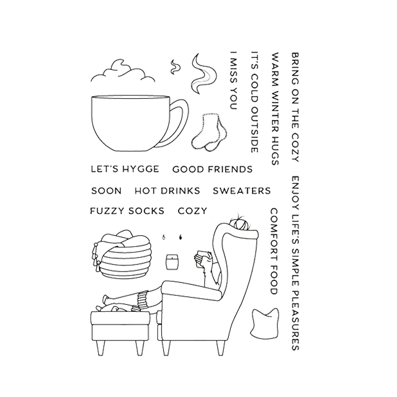 Расслабляющие прозрачные штампы для скрапбукинга и бумажных открыток 2020 Новый