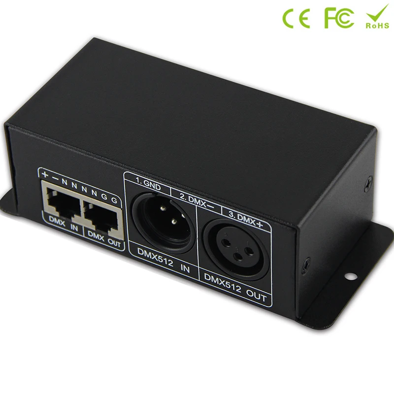 BC-802 DC5V-DC24V DMX512 в SPI(TTL) Конвертор декодер Выходной сигнал 6803/1809/8806/9813 (как вы
