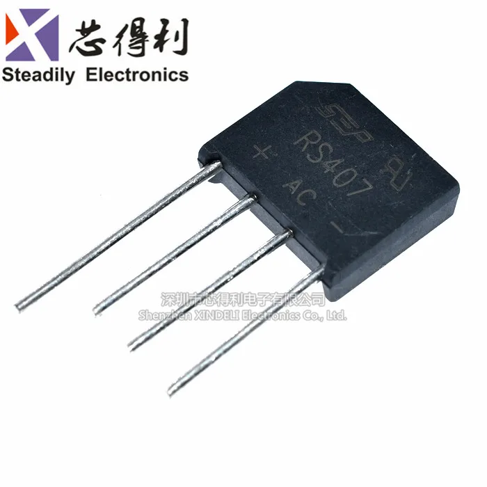 10 шт./лот RS407 507 608 808 bian qiao 4A700V выпрямитель мостового выпрямителя Sep Hy Bridge |