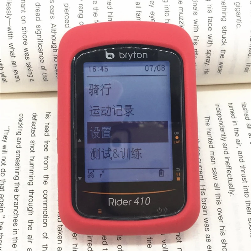 Sunili велосипедный гелевый Чехол и защитный чехол для экрана Bryton Rider 410 405