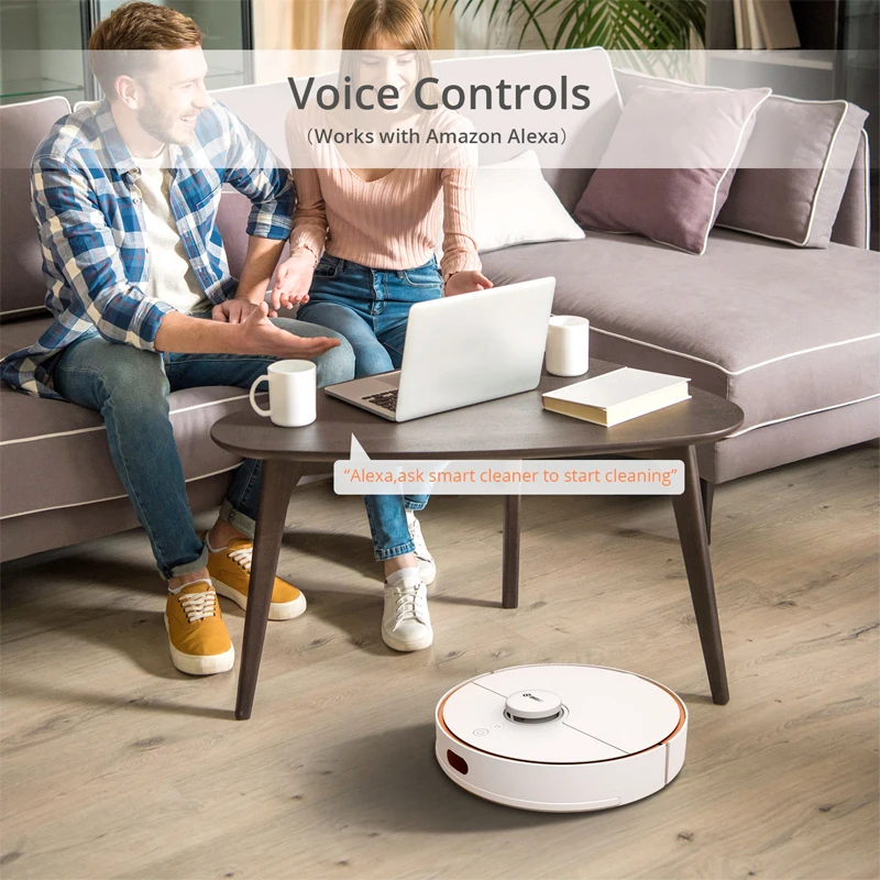 360 Robot Vacuum Cleaner S7 2650Pa Mop Off-limit Area Memory Cleaning Anti-drop Voice Control by Tmall WizardElf Alexa PK Xiaomi | Бытовая