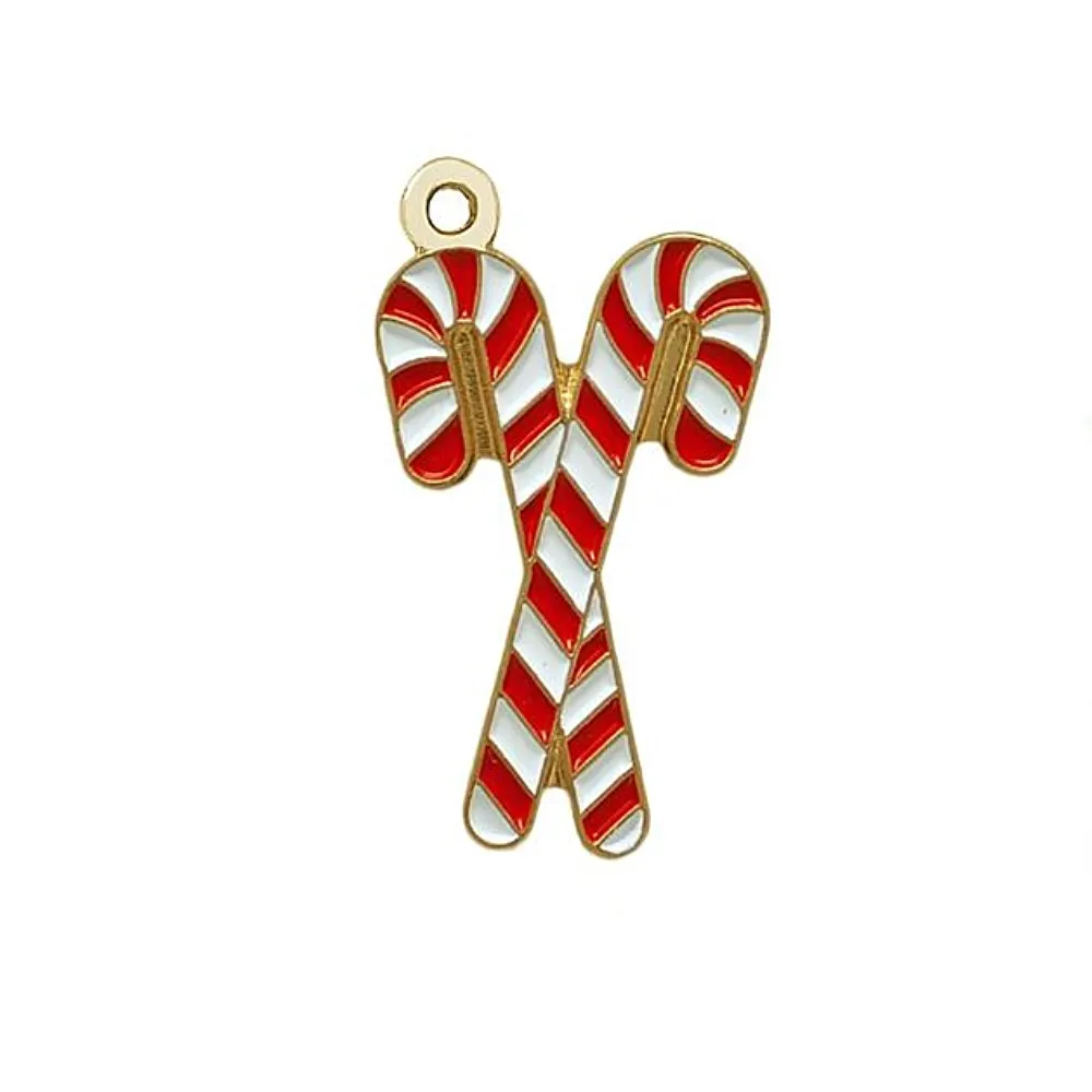 Abadon цинковый сплав металл эмаль цвета Рождество трость очарование греческая