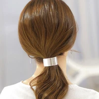 korean simple metal hair clips for women ponytail holder headwear fashion female solid hair barrette girls hair accessories