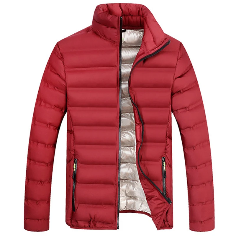 Легкие мужские куртки на хлопковом наполнителе парка верхняя одежда ветровки