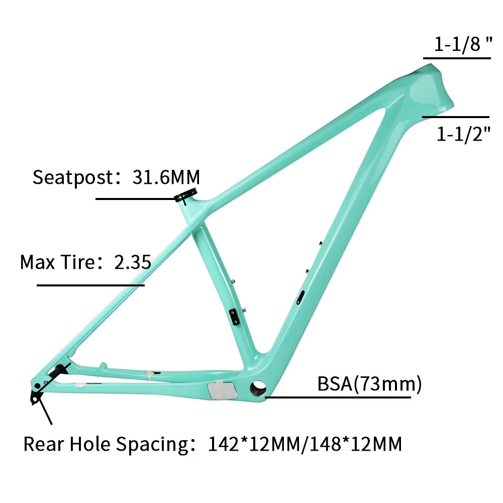 Spcycle 29er MTB углеродный BSA 142x12 мм через ось или 148x12 Boost рама карбоновая для горного