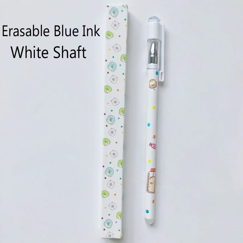 1PC White Shaft Романтическая гелевая ручка Sakura, Ручка-роллер для школы, офиса, студенческие канцелярские принадлежности, черные чернила для ручки 0,38 мм - Цвет: 1PC White Shaft