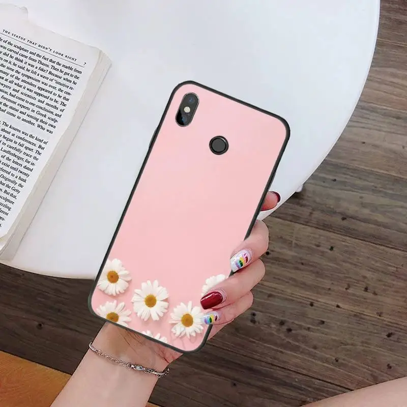 

Art Floral Daisy fashion Phone Case For Xiaomi Redmi 7 9t a3 9se k20 mi8 max3 lite 9 note 8 9s 10 pro