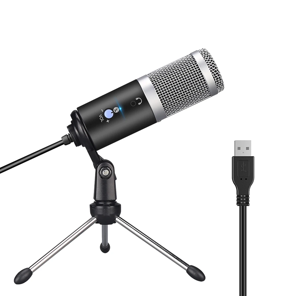 

A USB Condenser Podcast Microphone W / Tripod for Game Recording