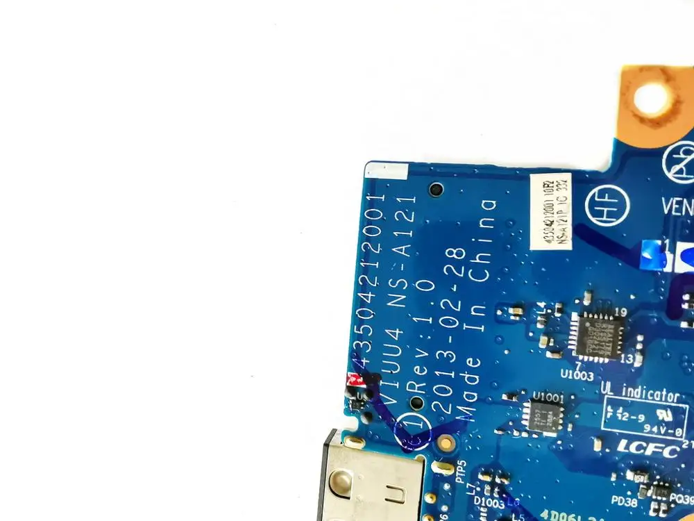 Оригинал для Lenovo YOGA 11S USB board viu4 NS A121 Протестировано хорошее качество бесплатная
