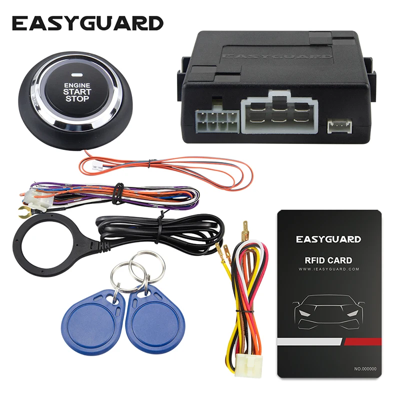 Easyguard RFID Автомобильная сигнализация с транспондерным иммобилайзером умная