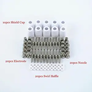 Наконечники для плазменной резки, 40 А, 40 А, 70 шт.