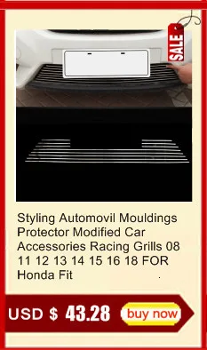 Automovil модифицированный Стайлинг молдинги модификация тюнинг передний автомобиль губы задний диффузор бамперы 14 15 16 18 для Honda Fit