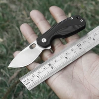 m390 folding knife mini knife portable self defense outdoor knife high hardness sharp g10 fruit knife pocket folding knife