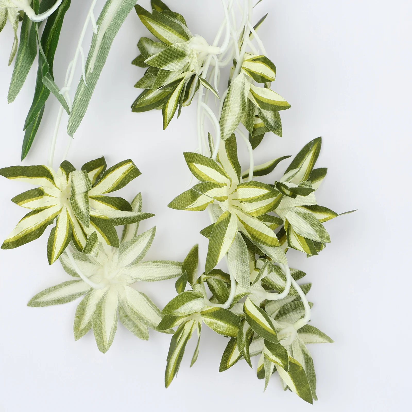 Искусственные растения Подвесные на стену хлорофитум комнатные Зеленые