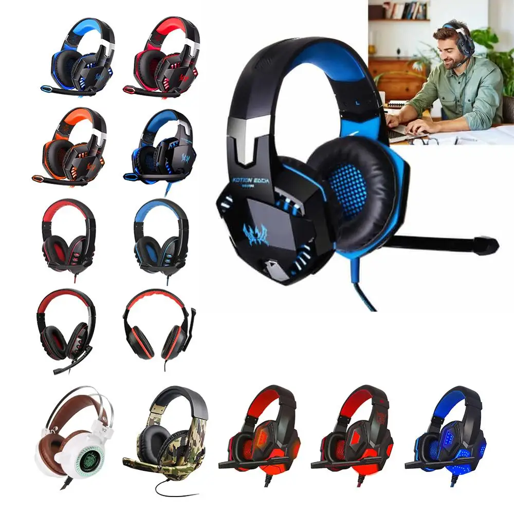 Pro игровая гарнитура с глубокими басами стереонаушники для телефона ПК и