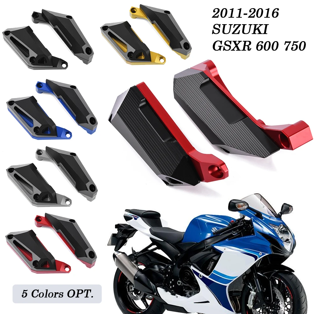 CNC алюминиевая крышка статора мотоциклетного двигателя ползунки рамы для Suzuki GSX R