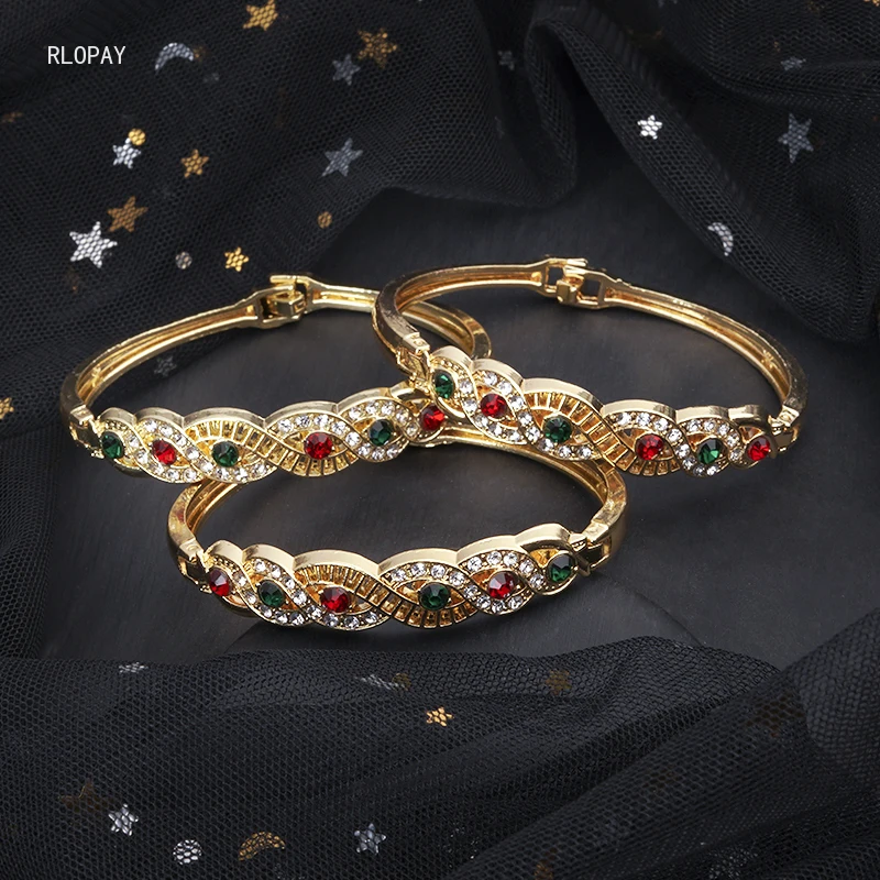 Модный женский и мужской браслет RLOPAY для влюбленных с шармами из золотого сплава