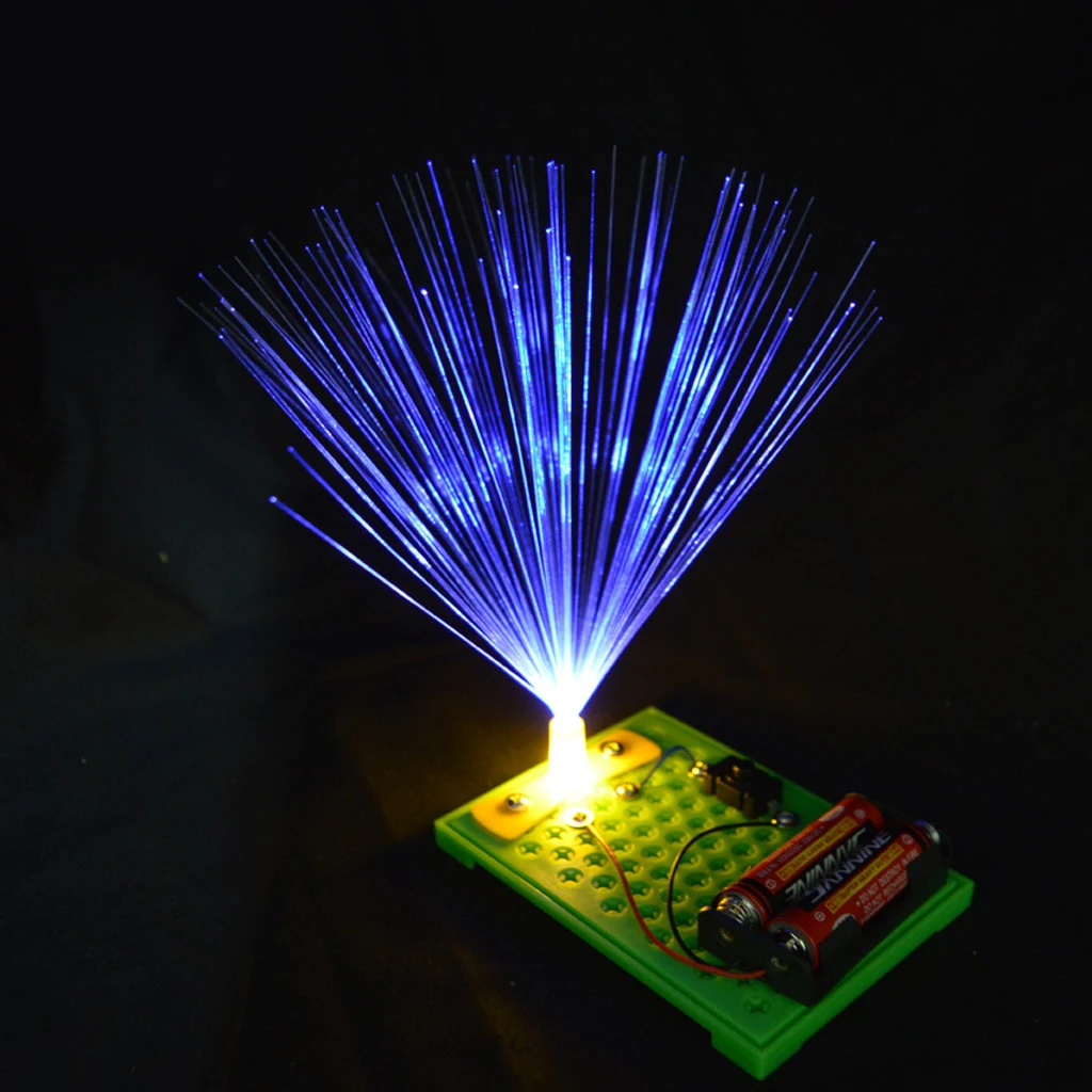 

Kids Science Experiment Kits Colorful Fiber Optic Lights DIY Assembly Toy Children Educational Toy