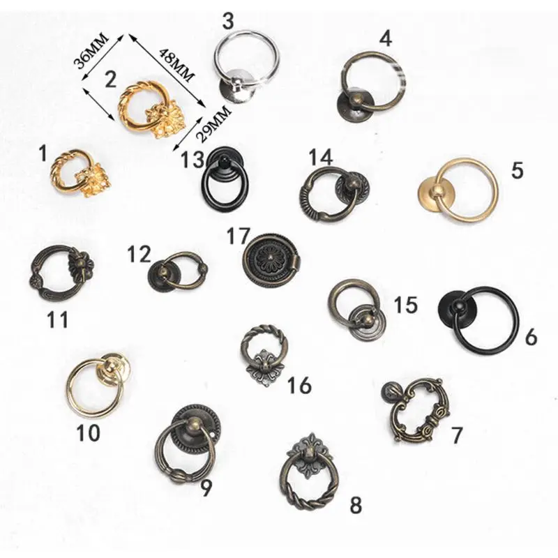 OOTDTY 1 шт. ручки для антикварной мебели с выдвижными ящиками Шкаф Дверные тянуть