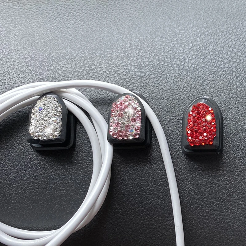 1 шт. Стразы автомобиль установлен крючки зажима мини Bling автомобиля станок и с