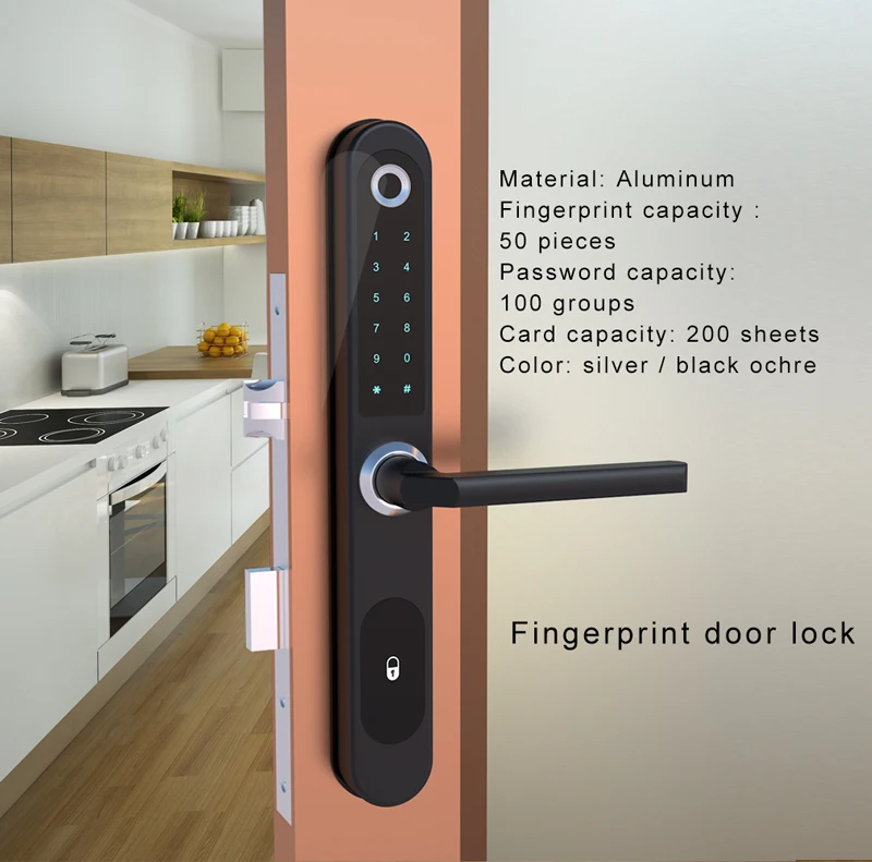 Идентификация по отпечатку пальца дверной замок сканер отпечатков пальцев +