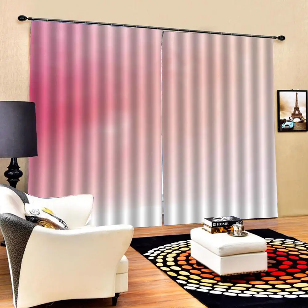 

pink curtains 3D Window Curtain 3d print Luxury Blackout For Living Room girls curtains Drapes Cortinas