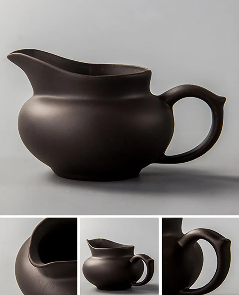Фиолетовая глина Gongdao Чай чашки Gongfu Dehua керамика ручная роспись фильтровальные