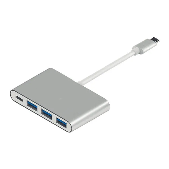 

USB 3.1 USB-C Type-c Multiple 3 Ports USB3.0 Hub With PD Power Charge For Macbook & Chromebook