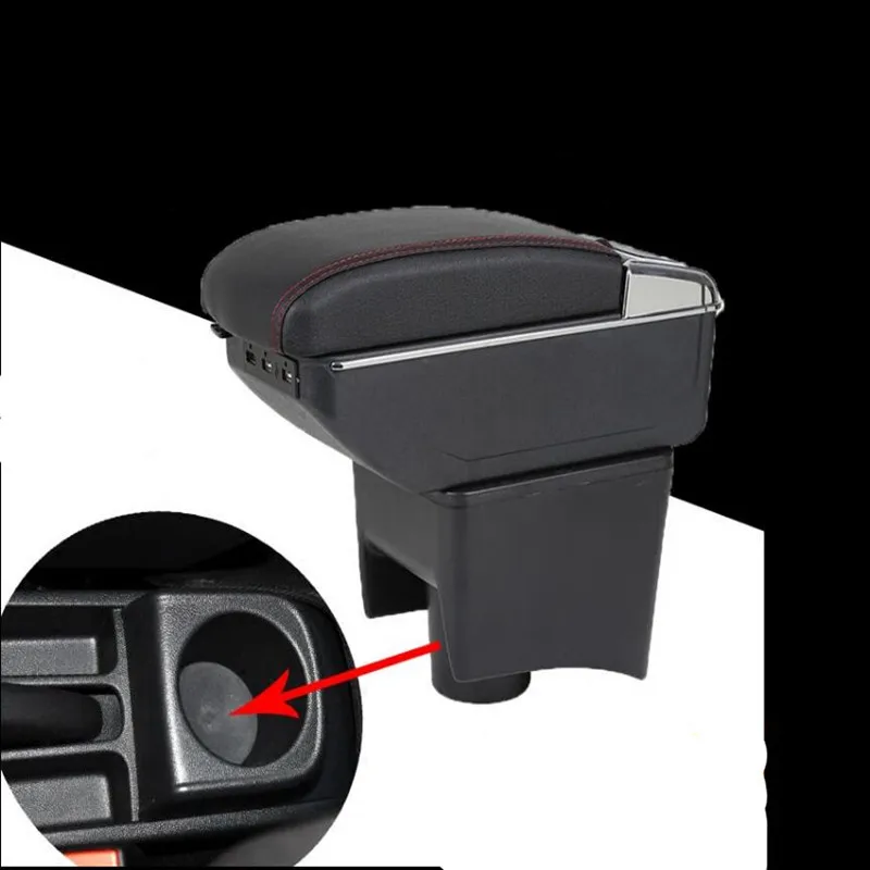 Подлокотник для VW Volkswagen Polo 2011-2018 центральный контейнер хранения вещей с