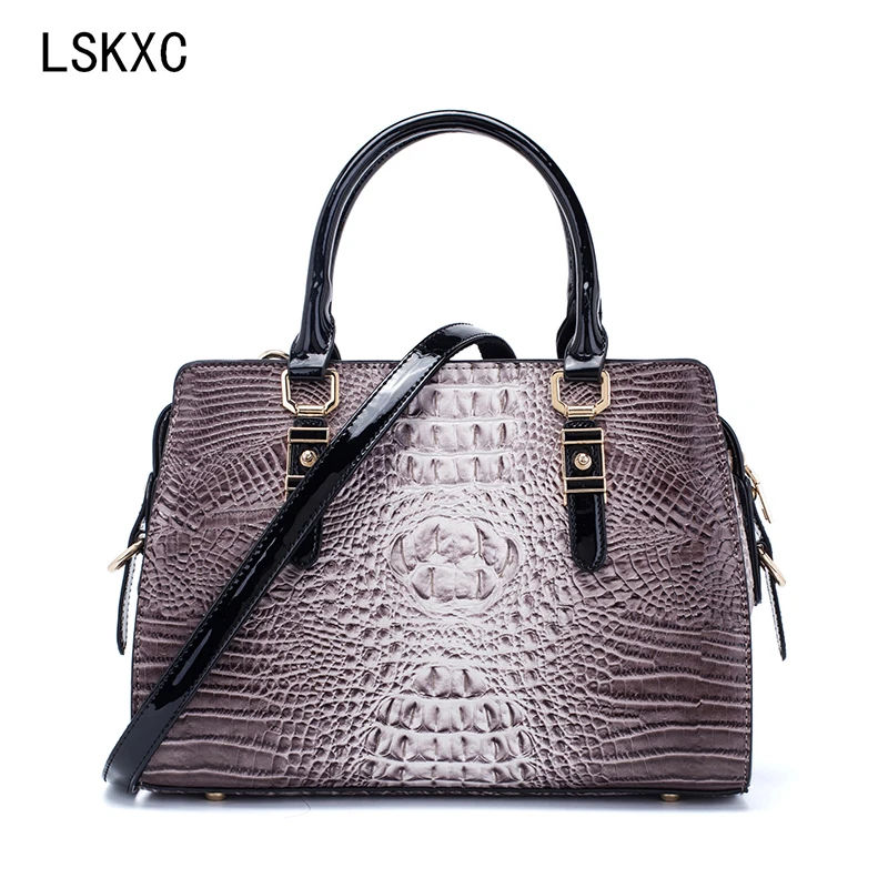Роскошная модная женская сумка из крокодиловой кожи винтажная мешок мессенджер