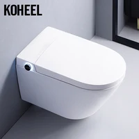 KOHEEL Hanging Electronic Toilet Auto Flushing Wall Hung Smart Toilet One-Piece Intelligent Toilet Bathroom Toilets