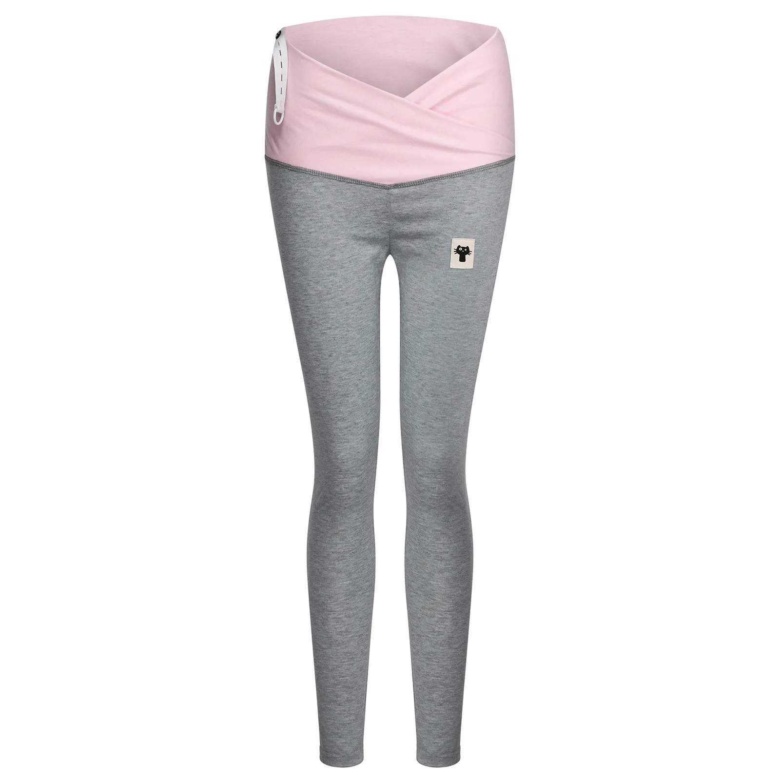 Женские брюки Одежда для беременных однотонные с кошачьими знаками Удобные