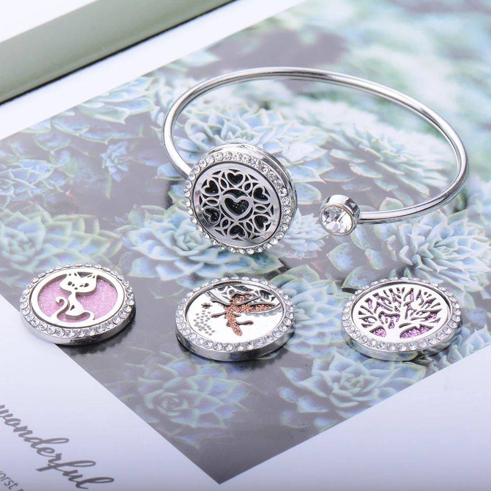 Ароматический диффузор из нержавеющей стали браслет с ароматическим диффузором