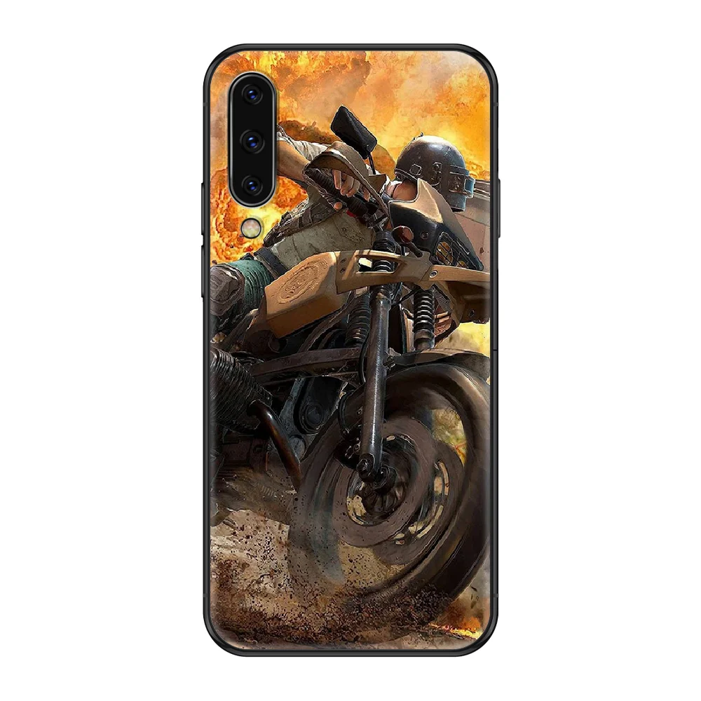Чехол для телефона Game PUBG Samsung Galaxy A 3 5 8 9 10 20 30 40 50 70 E S Plus 2016 2017 2018 2019 черный роскошный