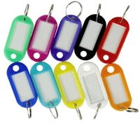 multicolor keychain key id label tags luggage id tags hotel number classification card key rings keychain random color