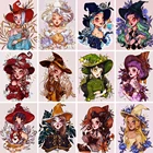 XUEQIXIAOZU Diy алмазная живопись созвездия ведьма портрет девушка вышивка крестиком Алмазная вышивка мозаика картина Рождественский подарок