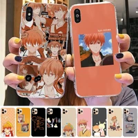 fruits basket kyo sohma phone case for iphone 13 8 7 6 6s plus x 5s se 2020 xr 11 12 pro xs max
