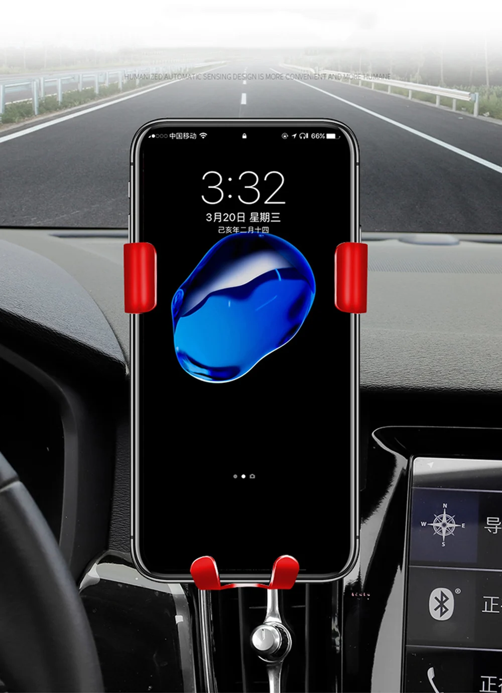 Держатель сотового телефона для автомобиля Volvo S90 2017 2018 2019 устанавливаемое на