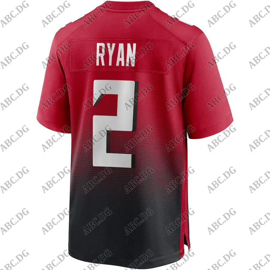 

Customized Stitch American Football Jersey Men Women Kid Youth Atlanta Matt Ryan Red 2nd Alternate Game Jersey