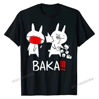 baka idiot funny japanese anime shirt for men women gift t shirt newest summer top t shirts cotton mens tops shirt summer