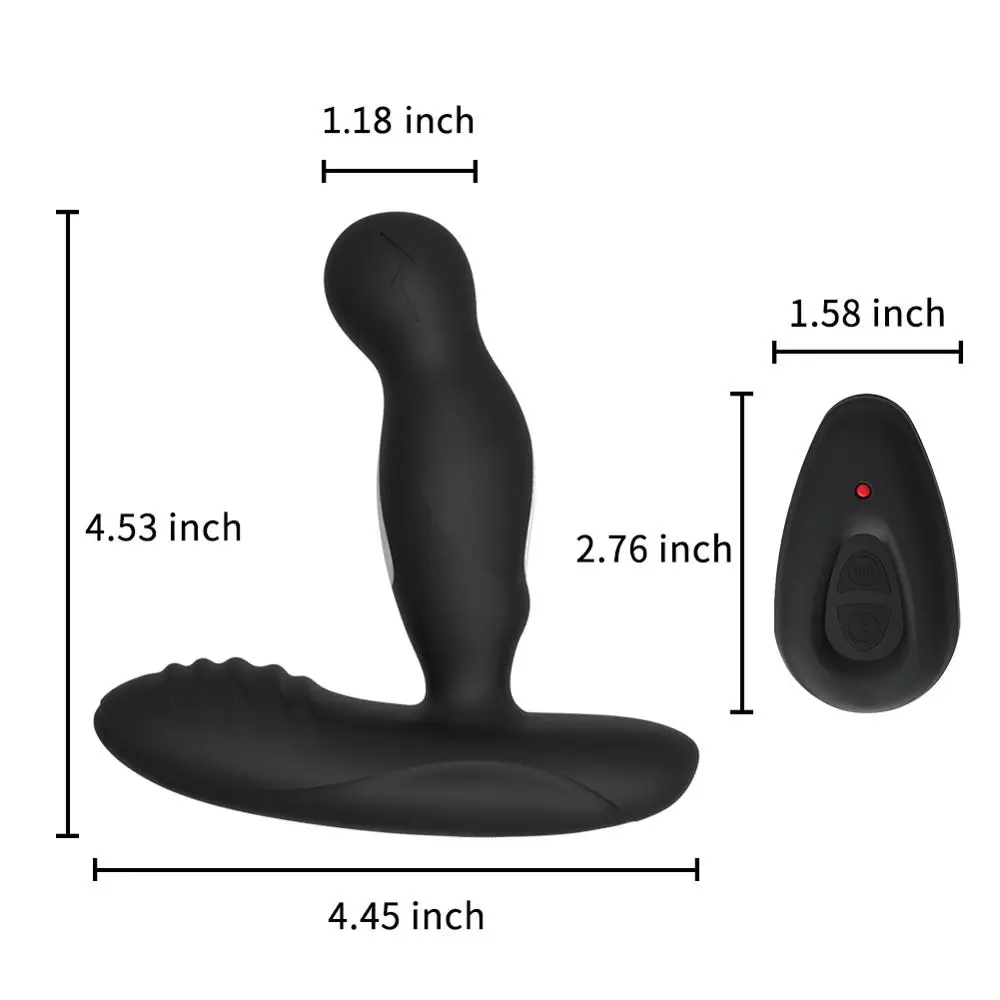 Anal Vibrator Electric Shock Pulse Male Prostate Massager Sex Toy For Men Butt Plug Remote Control SM Gay G-Spot Masturbator | Красота и