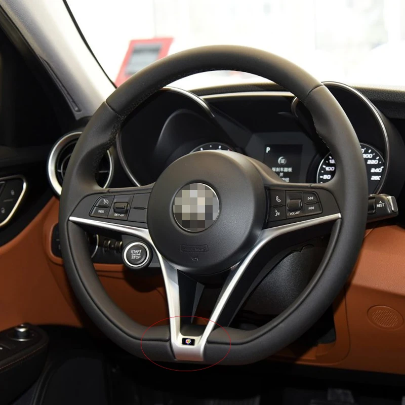 Эпоксидная наклейка для автомобиля на руль Эмблема alfa romeo 159 147 156 giulietta аксессуары