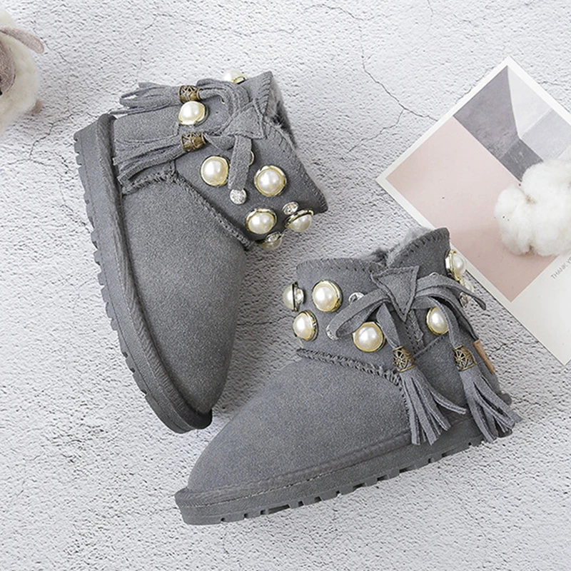 Сапоги Плюшевые нескользящие для девочек размеры 21 35|Сапоги| |