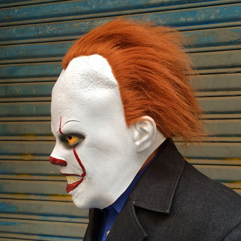 Stephen King's It Joker Pennywise Хэллоуин маска для вечеринки реквизит косплей фигурка