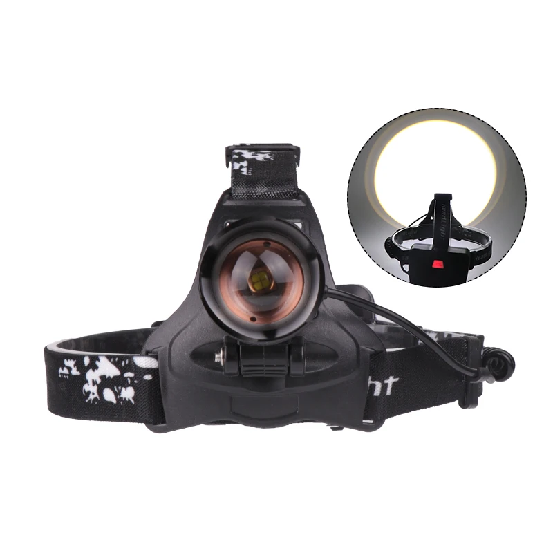 Litwod Z40 Новый XLamp XHP70 светодиодный налобный фонарь мощная фара зум объектив 18650