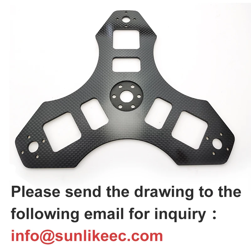 Индивидуальная режущая пластина из углеродного волокна с ЧПУ листовая для