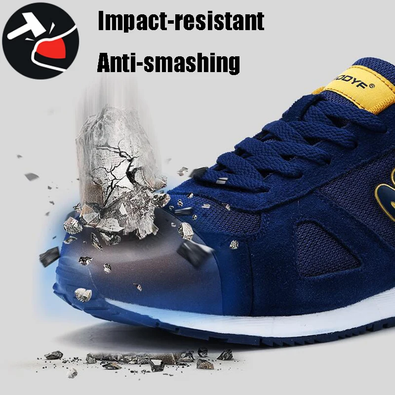 MODYF/защитная обувь для работы со стальным носком нескользящая дышащая легкая