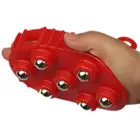 Массажер для лица, шеи, ног, тела, антицеллюлитный массажер из нержавеющей стали с вращением на 360 градусов, 7 шариков для снятия мышечной боли и расслабления