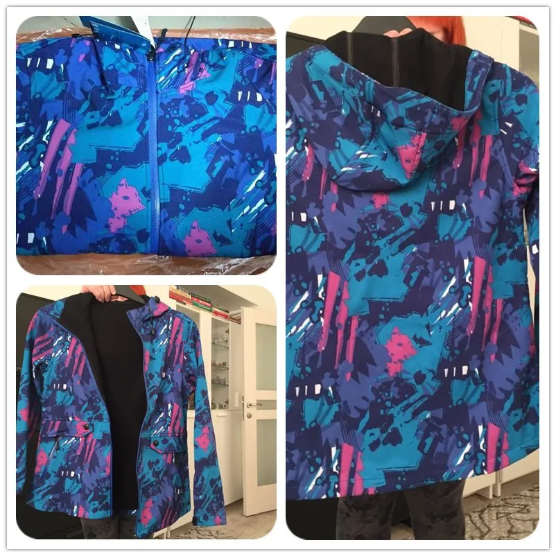 Флисовая походная куртка Softshell для женщин на весну и осень камуфляжные куртки с